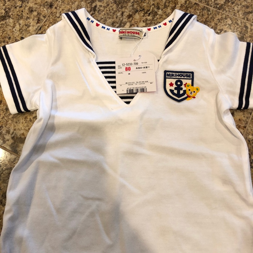 Sailor color petit short sleeve T-shirt size 18m